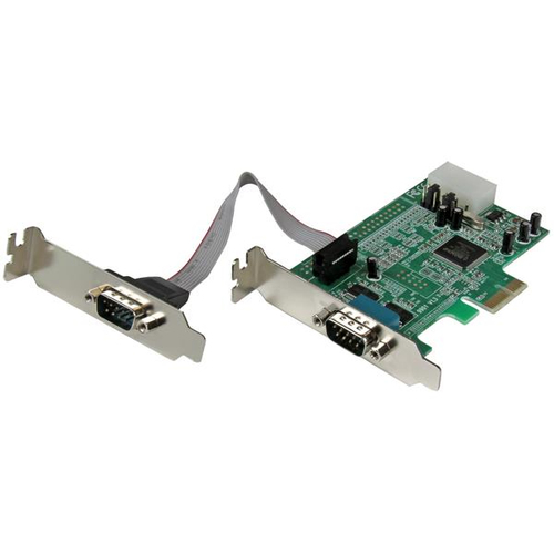 Bild von StarTech.com 2 Port Seriell RS232 PCI Express Low Profile Schnittstellenkarte mit 16550 UART
