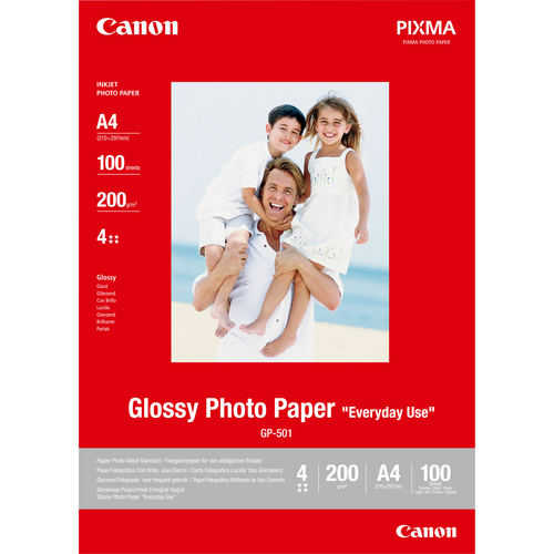 Bild von Canon GP-501 glänzendes Fotopapier A4 – 100 Blatt