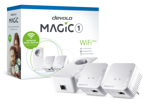 Bild von Devolo Magic 1 WiFi mini Network Kit 1200 Mbit/s Eingebauter Ethernet-Anschluss WLAN Weiß
