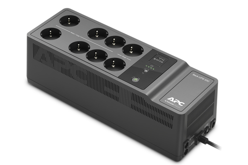 Bild von APC Back-UPS 650VA 230V 1 USB charging port - (Offline-) USV Standby (Offline) 0,65 kVA 400 W 8 AC-Ausgänge