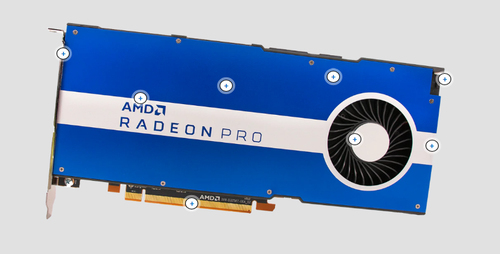 Bild von AMD Pro W5500 Radeon Pro W5500 8 GB GDDR6