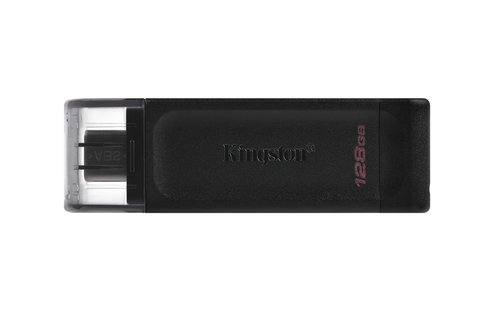 Bild von Kingston Technology DataTraveler 70 USB-Stick 128 GB USB Typ-C 3.2 Gen 1 (3.1 Gen 1) Schwarz