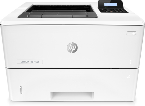 Bild von HP LaserJet Pro M501dn, Drucken, Beidseitiger Druck