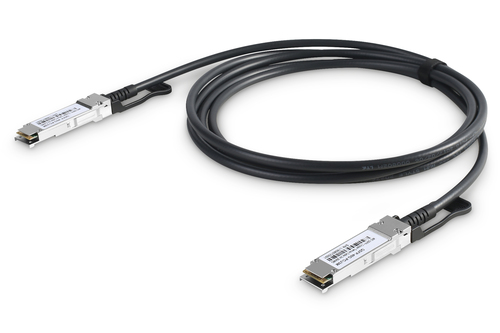 Bild von ASSMANN Electronic DN-81307 InfiniBand-Kabel 1 m QSFP+ Schwarz, Silber