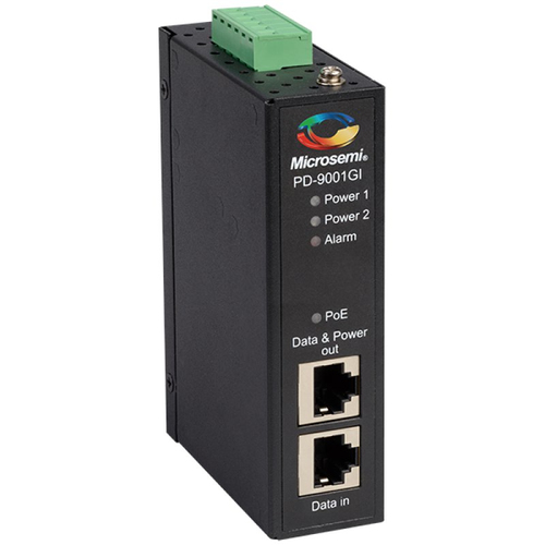 Bild von Microchip Technology PD-9001GI/DC PoE-Adapter 10 Gigabit Ethernet
