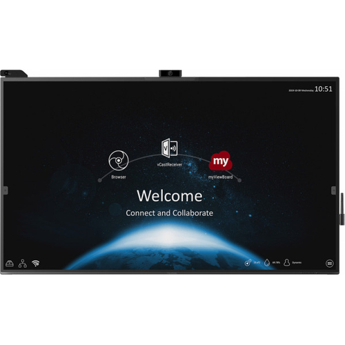 Bild von Viewsonic IFP8670 Interaktives Whiteboard 2,18 m (86 Zoll) 3840 x 2160 Pixel Touchscreen Schwarz HDMI