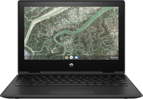 Bild von HP Chromebook x360 11MK G3 MT8183 29,5 cm (11.6 Zoll) Touchscreen HD MediaTek 4 GB LPDDR4x-SDRAM 64 GB eMMC Wi-Fi 5 (802.11ac) ChromeOS Schwarz