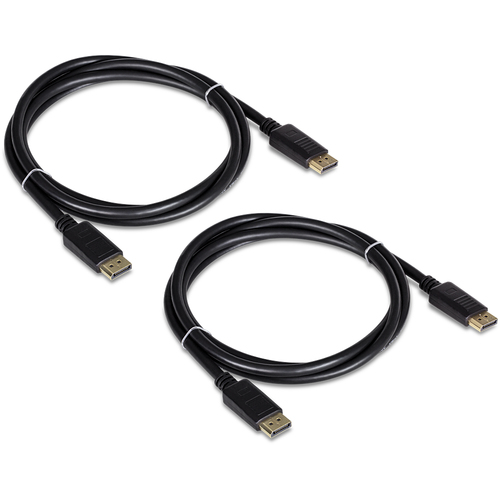 Bild von Trendnet TK-DP06/2 DisplayPort-Kabel 1,8 m Schwarz