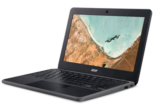 Bild von Acer Chromebook C722-K56B MT8183 29,5 cm (11.6 Zoll) HD ARM Cortex 4 GB LPDDR4x-SDRAM 32 GB eMMC Wi-Fi 5 (802.11ac) ChromeOS Schwarz