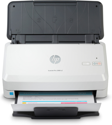 Bild von HP Scanjet Pro 2000 s2 Sheet-feed Scanner Scanner mit Vorlageneinzug 600 x 600 DPI A4 Schwarz, Weiß
