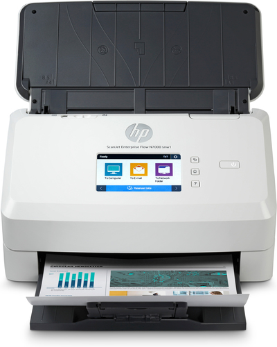 Bild von HP Scanjet Enterprise Flow N7000 Scanner mit Vorlageneinzug 600 x 600 DPI A4 Weiß