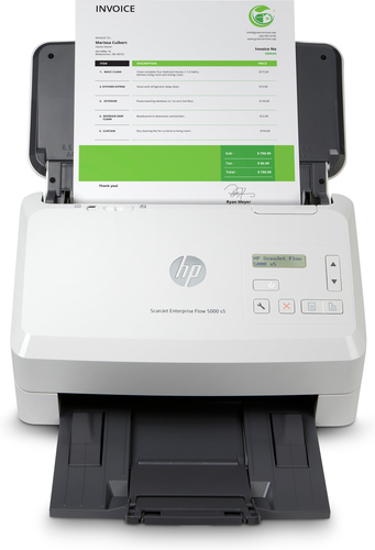Bild von HP Scanjet Enterprise Flow 5000 s5 Scanner mit Vorlageneinzug 600 x 600 DPI A4 Weiß