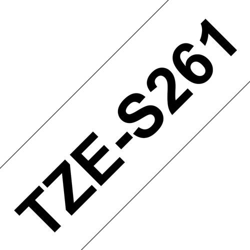 Bild von Brother TZeS261 Etiketten erstellendes Band TZ