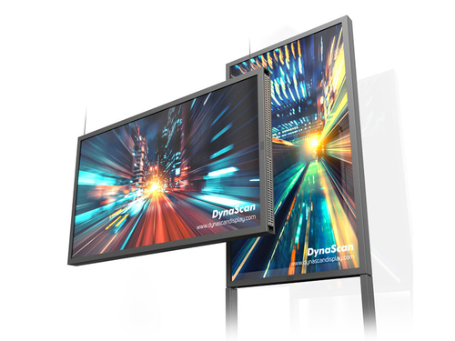Bild von DynaScan DW551DR4 Signage-Display Doppelseitiges Totem 138,8 cm (54.6 Zoll) LCD WLAN 3000 cd/m² Full HD Schwarz Eingebauter Prozessor Android 7.1.2