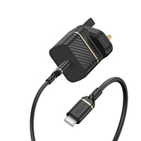 Bild von OtterBox UK Wall Charger 20W - 1X USB-C 20W USB-PD + USB C-C Cable 1m, schwarz