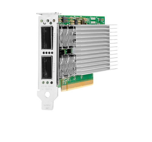 Bild von Hewlett Packard Enterprise Intel E810-CQDA2 Ethernet 100Gb 2-port QSFP28 Eingebaut Ethernet / Fiber 100000 Mbit/s