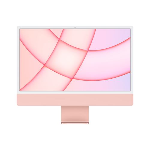 Bild von Apple iMac Apple M 61 cm (24 Zoll) 4480 x 2520 Pixel 8 GB 256 GB SSD All-in-One-PC macOS Big Sur Wi-Fi 6 (802.11ax) Pink