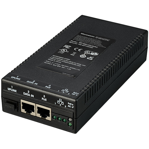 Bild von Microchip Technology PD-9501GCS/AC-EU PoE-Adapter Gigabit Ethernet 54 V