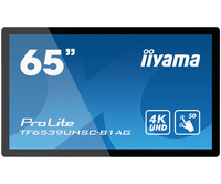 Bild von iiyama TF6539UHSC-B1AG Signage-Display Interaktiver Flachbildschirm 165,1 cm (65 Zoll) LCD 500 cd/m² 4K Ultra HD Schwarz Touchscreen