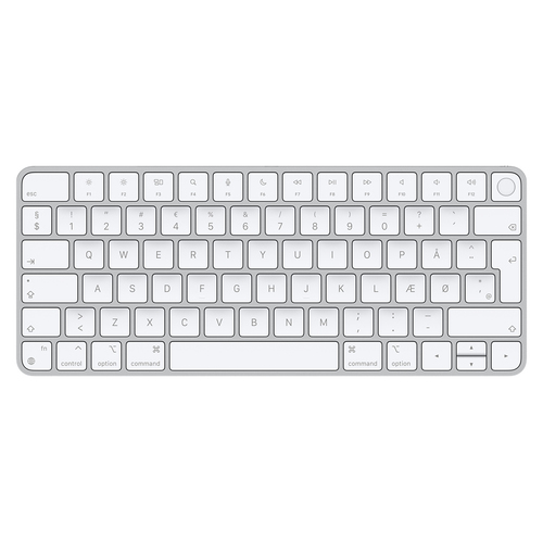 Bild von Apple Magic keyboard Tastatur Bluetooth QWERTY Dänisch Weiß