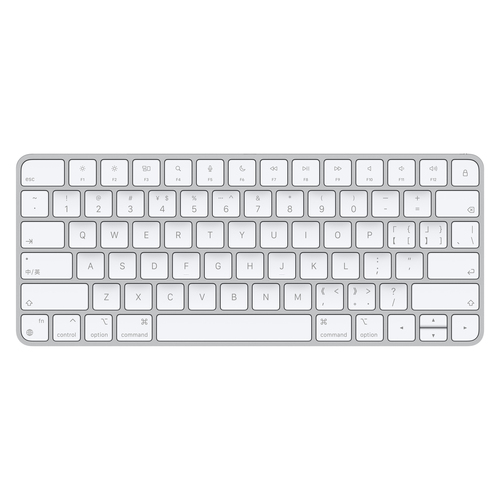 Bild von Apple Magic Tastatur USB + Bluetooth Chinesisch, vereinfacht Aluminium, Weiß