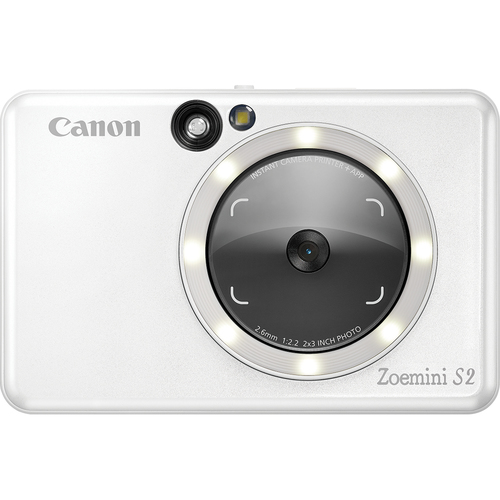 Bild von Canon Zoemini S2 Sofortbildkamera und Mini-Fotodrucker, Perlweiß