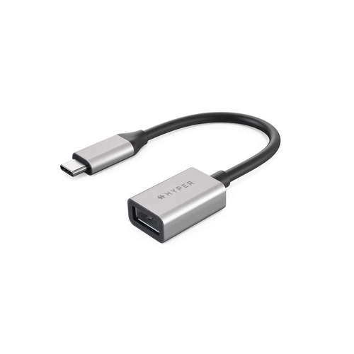 Bild von HYPER HD425D-GL USB Kabel 0,0176 m USB 3.2 Gen 2 (3.1 Gen 2) USB C USB A Schwarz, Silber