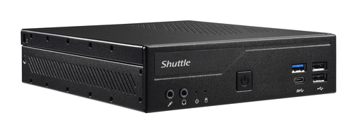 Bild von Shuttle Slim PC DH610 , S1700, 1x HDMI, 2x DP , 1x 2.5&quot; , 2x M.2, 2x LAN (Intel 1G + 2.5G), 2x COM, 24/7 Dauerbetrieb, inkl. VESA