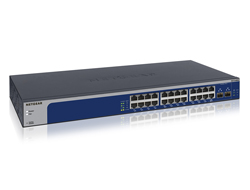 Bild von NETGEAR XS724EM Managed L2 10G Ethernet (100/1000/10000) 1U Blau, Grau