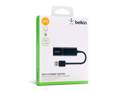 Bild von Belkin F4U047BT Kabeladapter RJ-45 USB 2.0 Type-A Schwarz