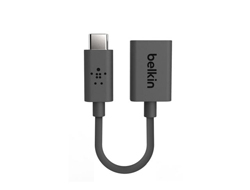 Belkin F2CU036btBLK USB cable USB 3.2 Gen 1 (3.1 Gen 1) USB C USB A 5 Gbit/s Black