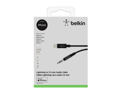 Bild von Belkin AV10172BT03-BLK Audio-Kabel 0,9 m 3.5mm Schwarz