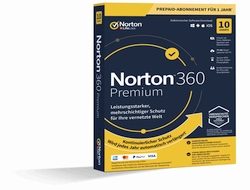 Norton 360 Premium 10 Geräte 1 Jahr 75GB Cloud Backup ABO