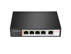 Bild von Lupus Electronics 10995 Netzwerk-Switch Fast Ethernet (10/100) Power over Ethernet (PoE) Schwarz