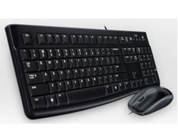 Bild von Logitech Desktop MK120 Tastatur Maus enthalten USB QWERTZ Deutsch Schwarz