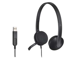 Bild von Logitech H340 Kopfhörer Kabelgebunden Kopfband Büro/Callcenter USB Typ-A Schwarz