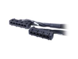 Bild von APC 9ft Cat6 UTP, 6x RJ-45 - 6x RJ-45 Netzwerkkabel Schwarz 2,74 m U/UTP (UTP)