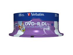 DVD+R DOUBLE LAYER 8X 8.5GB