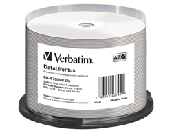 Bild von Verbatim CD-R 52x DataLifePlus 700 MB 50 Stück(e)