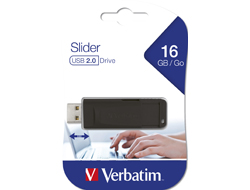 Bild von Verbatim Slider - USB-Stick 16 GB - Schwarz