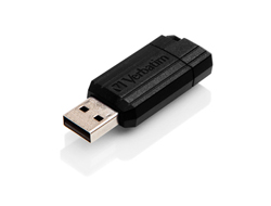 Bild von Verbatim PinStripe - USB-Stick 128 GB - Schwarz