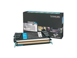 LEXMARK Besonders hohe Ergiebigkeit Cyan Tonerpatrone LCCP, LRP