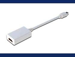 DIGITUS Mini DisplayPort auf HDMI Adapterkabel, weiß