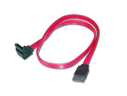 ASSMANN - SATA-Kabel - Serial ATA 150/300/600 - SATA bis SATA - 50 cm - links-gewinkelter Stecker, flach