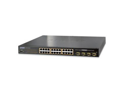 Bild von PLANET IPv6 Managed 24-Port 802.3at High Power PoE Gigabit Ethernet Switch + 4-Port SFP (400W)