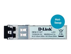 Bild von D-Link DEM-311GT Netzwerk-Transceiver-Modul Faseroptik 1000 Mbit/s SFP 850 nm