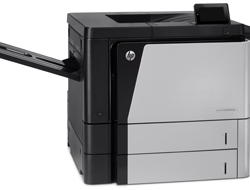 Bild von HP LaserJet Enterprise M806dn Drucker, Drucken, USB-Druck über Vorderseite; Beidseitiger Druck