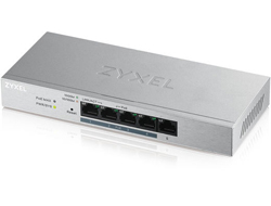 Bild von Zyxel GS1200-5HP v2 Managed Gigabit Ethernet (10/100/1000) Power over Ethernet (PoE) Grau