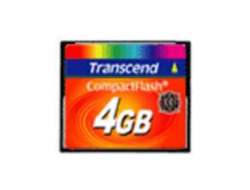 Bild von Transcend TS4GCF133 Speicherkarte 4 GB Kompaktflash MLC