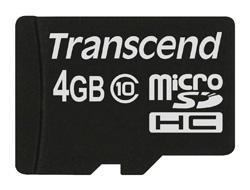 4GB MICRO SDHC10(NOBOX+ADAPTER